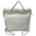 Load image into Gallery viewer, Chanel 2034 White Shearling Backpack
