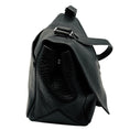 Load image into Gallery viewer, Proenza Schouler Black Grained Leather Messenger Shoulder Bag

