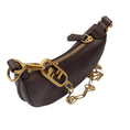 Load image into Gallery viewer, Fendi Dark Coffee Brown Nano Fendigraphy Handbag
