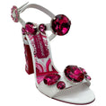 Load image into Gallery viewer, Dolce & Gabbana Pink / White Keira Heeled Sandals

