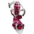 Load image into Gallery viewer, Dolce & Gabbana Pink / White Keira Heeled Sandals
