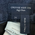 Load image into Gallery viewer, Veronica Beard Indigo Rinse Crosbie High Rise Wide Leg Jeans with Rhinestones
