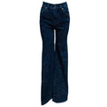 Load image into Gallery viewer, Veronica Beard Indigo Rinse Crosbie High Rise Wide Leg Jeans with Rhinestones
