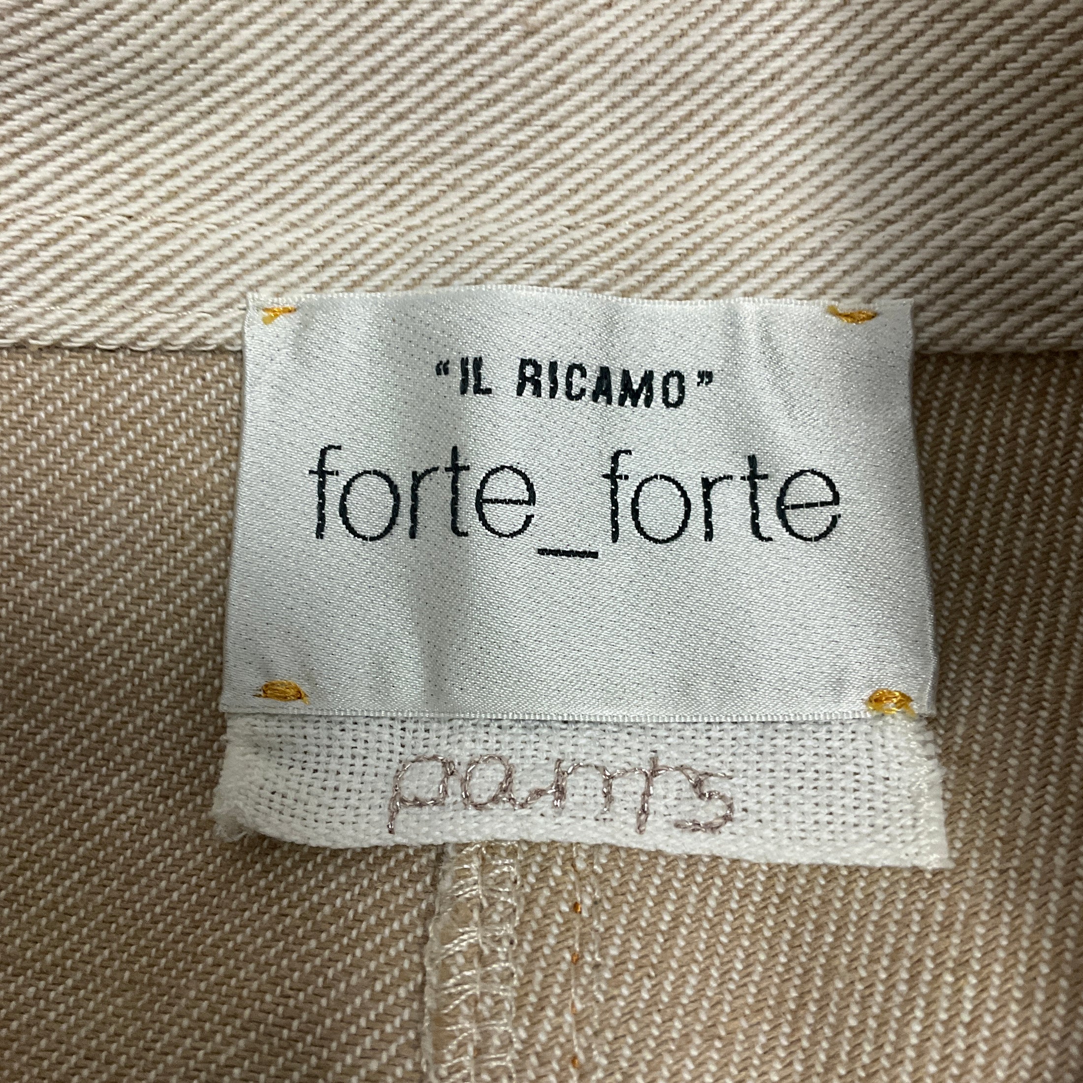 forte_forte Dune Beige Le Bouquet Pant