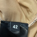 Load image into Gallery viewer, Balmain Black / Nude Monogram Mesh Tulle Bodysuit with Shoulder Pads
