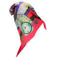 Load image into Gallery viewer, Hermes Fuchsia Pink / Red Multi La Ronde des Heures Square Silk Twill Scarf
