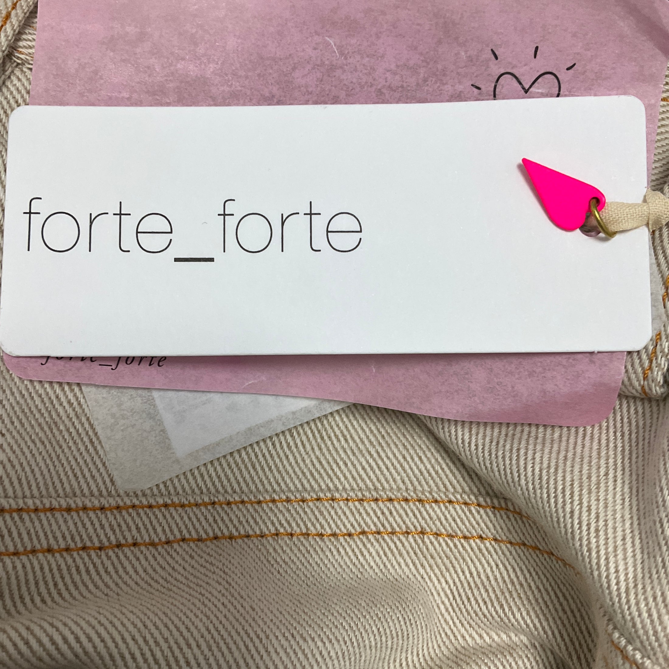 forte_forte Dune Beige Le Bouquet Pant