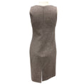 Load image into Gallery viewer, Kiton Grey / Brown Multi Sleeveless Plaid Wool Dress
