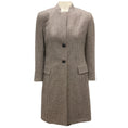 Load image into Gallery viewer, Kiton Brown / Grey Multi Plaid Wool and Cashmere Button Front Coat
