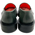 Load image into Gallery viewer, Santoni Green Leather Feline Loafers
