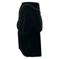 Load image into Gallery viewer, Simone Rocha Black Bead Embellished Velvet Skirt
