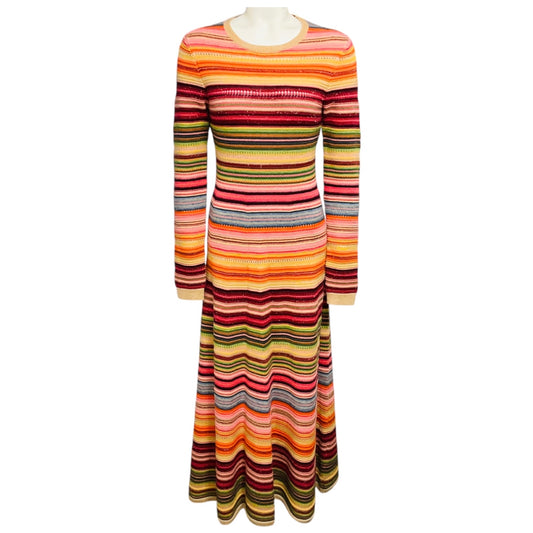 Polo by Ralph Lauren Multicolor Striped Knit Maxi Dress