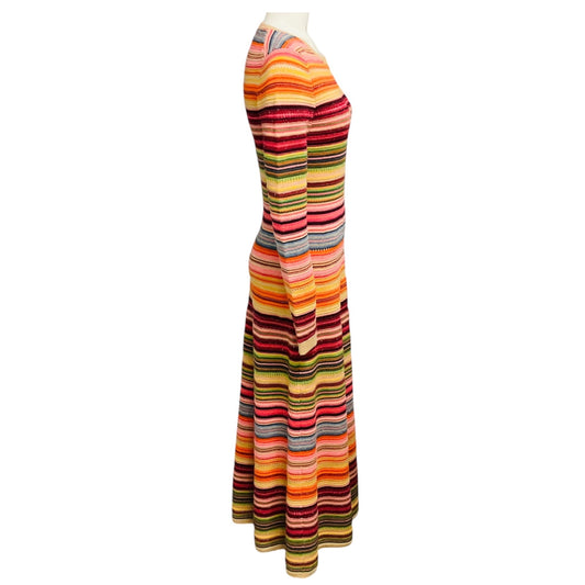 Polo by Ralph Lauren Multicolor Striped Knit Maxi Dress