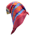 Load image into Gallery viewer, Hermes Red / Blue Multi Aux Champs Square Silk Twill Scarf
