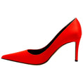 Load image into Gallery viewer, Alexandre Vauthier Orange Satin Pumps
