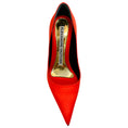 Load image into Gallery viewer, Alexandre Vauthier Orange Satin Pumps
