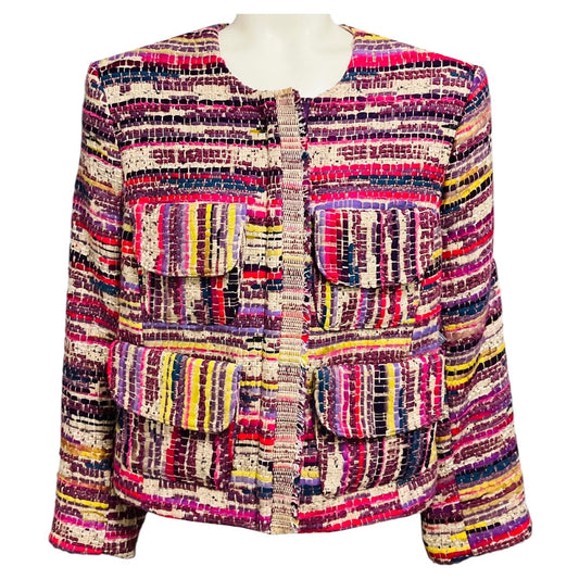 Smythe Orchid Multi Zip Cardi Jacket