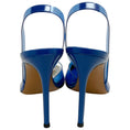 Load image into Gallery viewer, Alexandre Vauthier Cobalt Blue PVC Raquel Slingback Pumps with Crystal Embellishments
