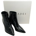 Load image into Gallery viewer, Casadei Black Patent Thunderdome Booties
