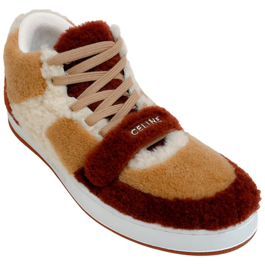 Celine Brown / Beige CT-02 Scratch Sneakers
