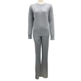 Load image into Gallery viewer, Olivia von Halle Grey Silk and Cashmere Knit Track Suit
