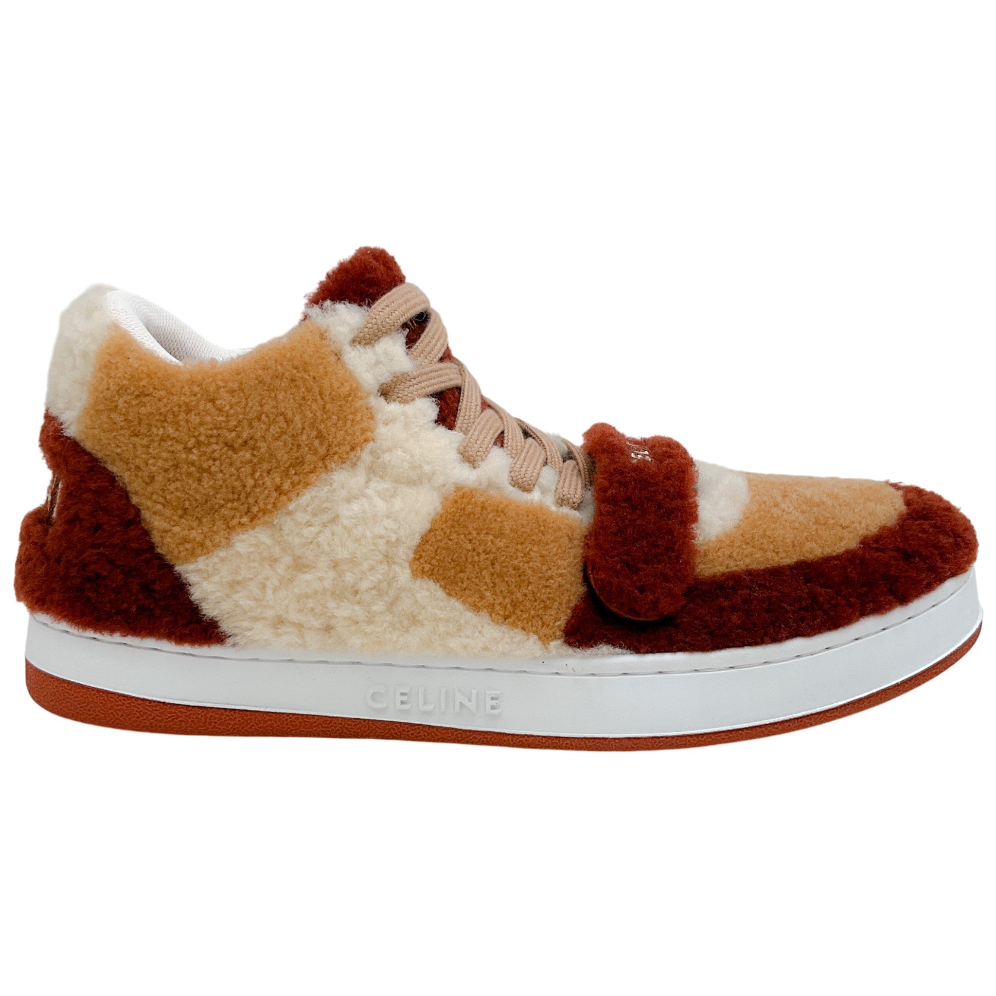 Celine Brown / Beige CT-02 Scratch Sneakers