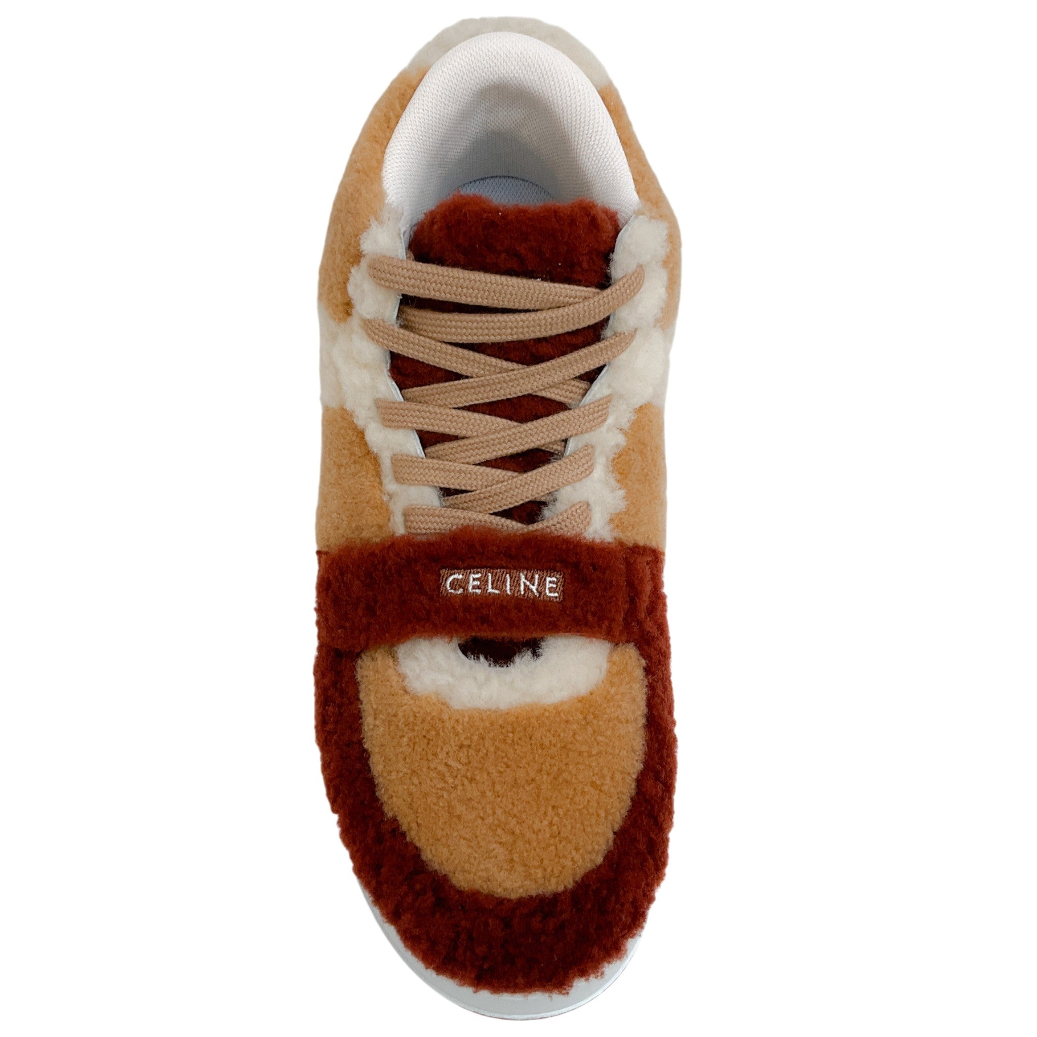 Celine Brown / Beige CT-02 Scratch Sneakers