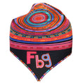 Load image into Gallery viewer, Hermes Black / Pink Multi FBG 24 Plisse Pleated Silk Twill Scarf
