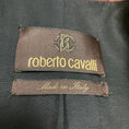Load image into Gallery viewer, Roberto Cavalli Dusty Rose Metallic Wool Jacquard Jacket with Black Stone Buttons
