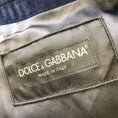 Load image into Gallery viewer, Dolce & Gabbana Navy Blue One-Button Tuxedo-Style Velvet Blazer
