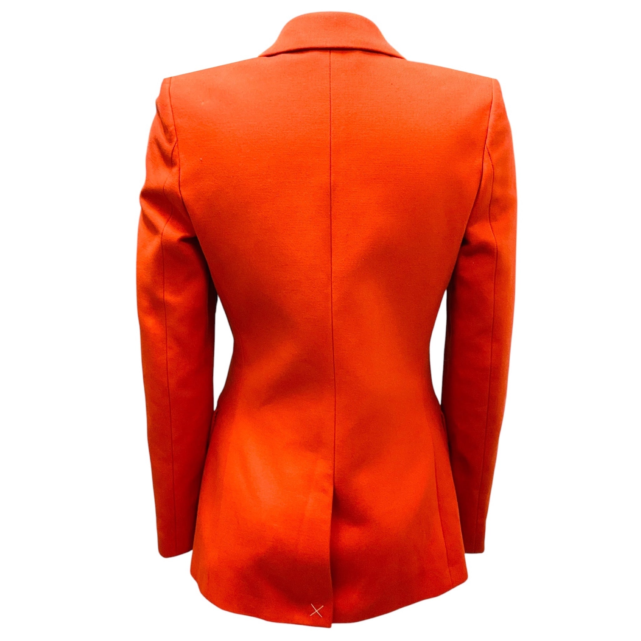 Chloe Orange Two Button Cotton Jacket