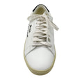 Load image into Gallery viewer, Saint Laurent White / Black Court Classic Embroidered Sneakers
