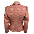 Load image into Gallery viewer, Roberto Cavalli Dusty Rose Metallic Wool Jacquard Jacket with Black Stone Buttons
