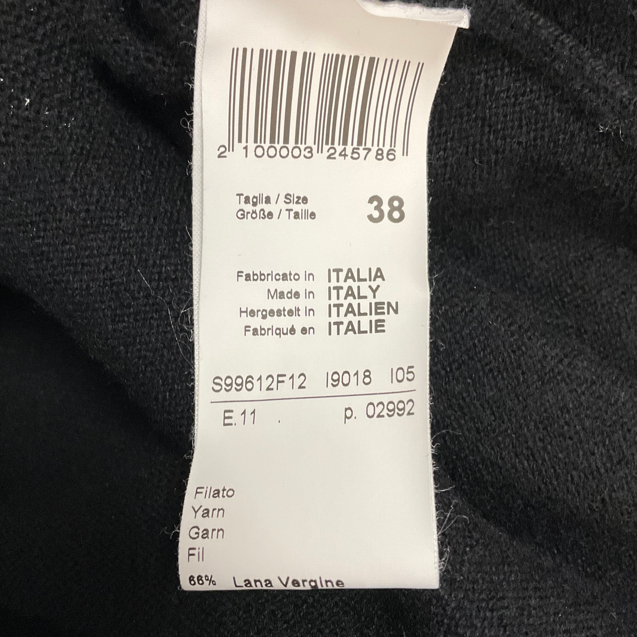 Peserico Black / Silver Shimmer Knit Cardigan Sweater with Monili