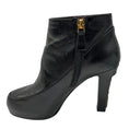 Load image into Gallery viewer, Chanel Black Platform Leather Ankle Boots
