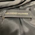 Load image into Gallery viewer, Alexandre Vauthier Black Satin Trimmed Tuxedo Style Wool Mini Cocktail Dress
