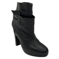 Load image into Gallery viewer, Hermes Black Leather Wrap Ankle Boots
