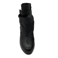 Load image into Gallery viewer, Hermes Black Leather Wrap Ankle Boots
