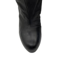 Load image into Gallery viewer, Hermes Black Leather Wrap Ankle Boots
