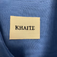 Load image into Gallery viewer, Khaite Blue Missa Silk Organza Shirt
