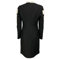 Load image into Gallery viewer, Valentino Black / White Bow Detailed Wool and Silk Crepe Dress
