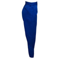 Load image into Gallery viewer, Comme des Garcons Royal Blue Straight Leg Cotton Pants
