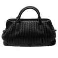 Load image into Gallery viewer, Bottega Veneta Black Intrecciato Woven Leather Doctor Tote Bag
