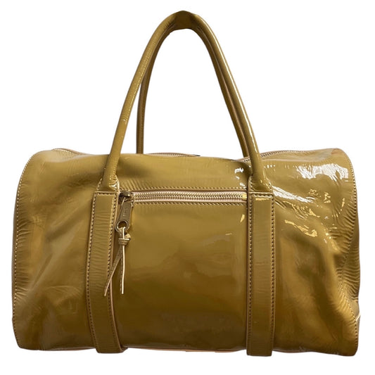 Chloe Tan Patent Leather Madeleine Boston Bag