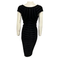 Load image into Gallery viewer, Alaia Black Noir Off Shoulder Velvet Dress
