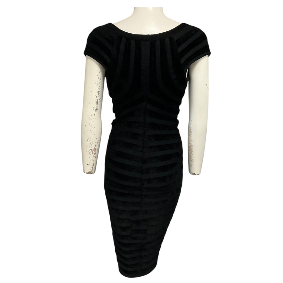 Alaia Black Noir Off Shoulder Velvet Dress