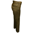 Load image into Gallery viewer, Etro Gold Metallic Chevron Patterned Slim Leg Pants

