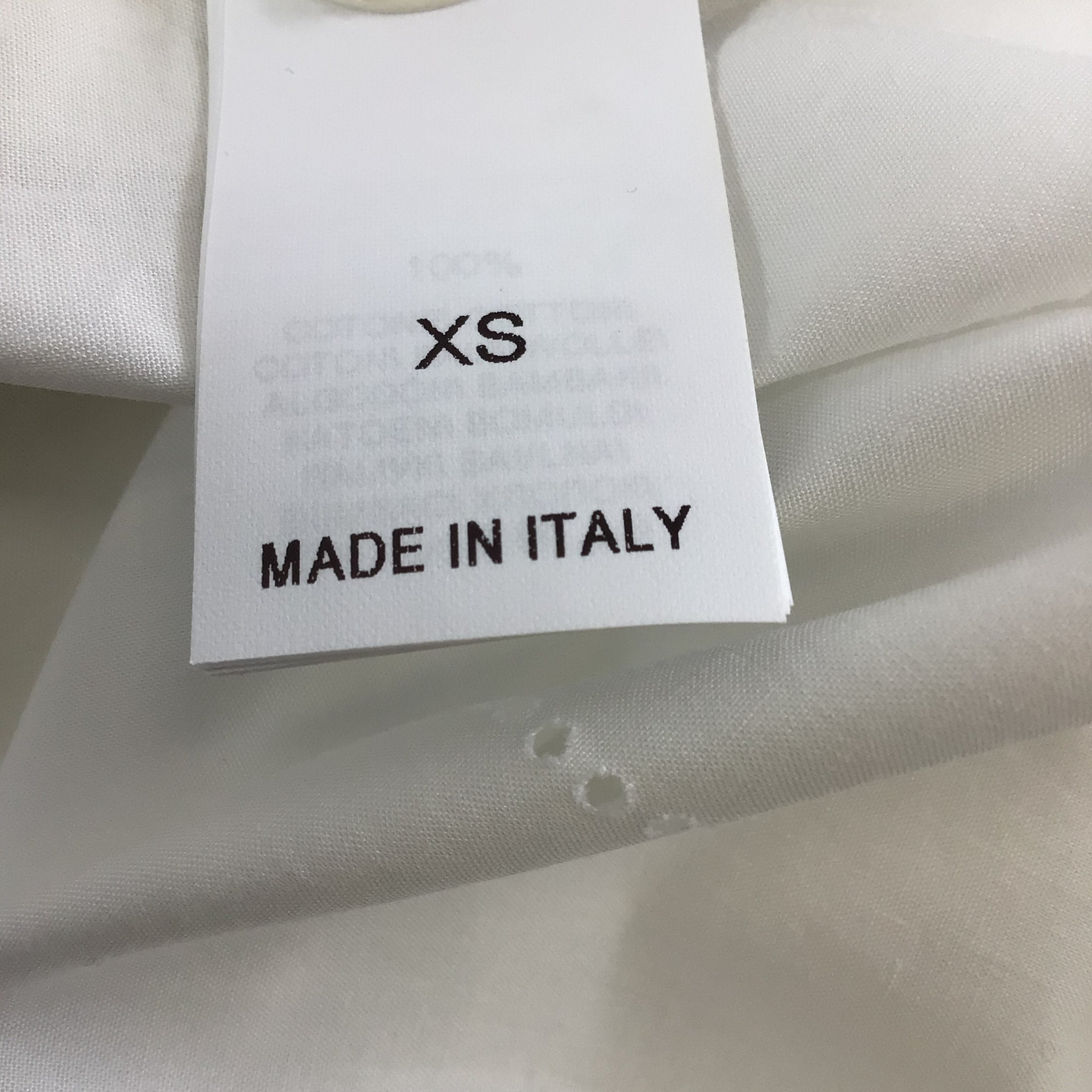 Brunello Cucinelli White / Silver Monili Beaded Detail Button-down Cotton Shirt