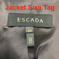 Load image into Gallery viewer, Escada Charcoal Grey Wool Jacket and Skirt Suit Set
