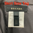 Load image into Gallery viewer, Escada Charcoal Grey Wool Jacket and Skirt Suit Set

